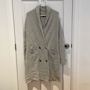 J. Crew tuxedo style cardigan duster